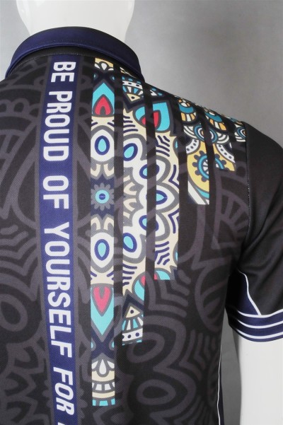 DS077 custom dart shirt design full printing dart shirt dart shirt manufacturer black detail view-1